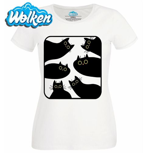 Obrázek produktu Dámské tričko Kočičí Minimalismus