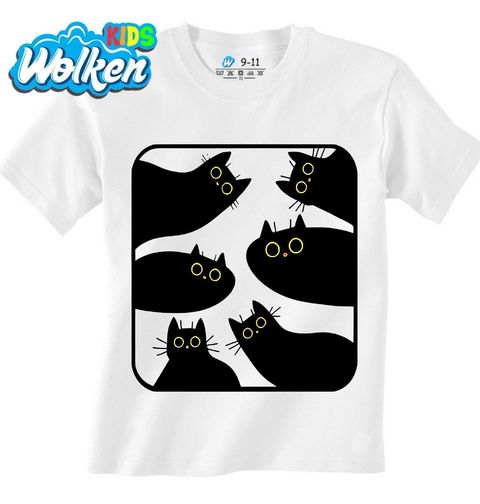 Obrázek produktu Dětské tričko Kočičí Minimalismus