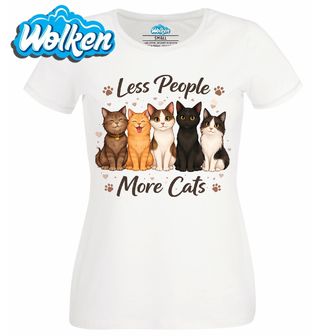 Dámské tričko Méně Lidí, Více Koček.jpg