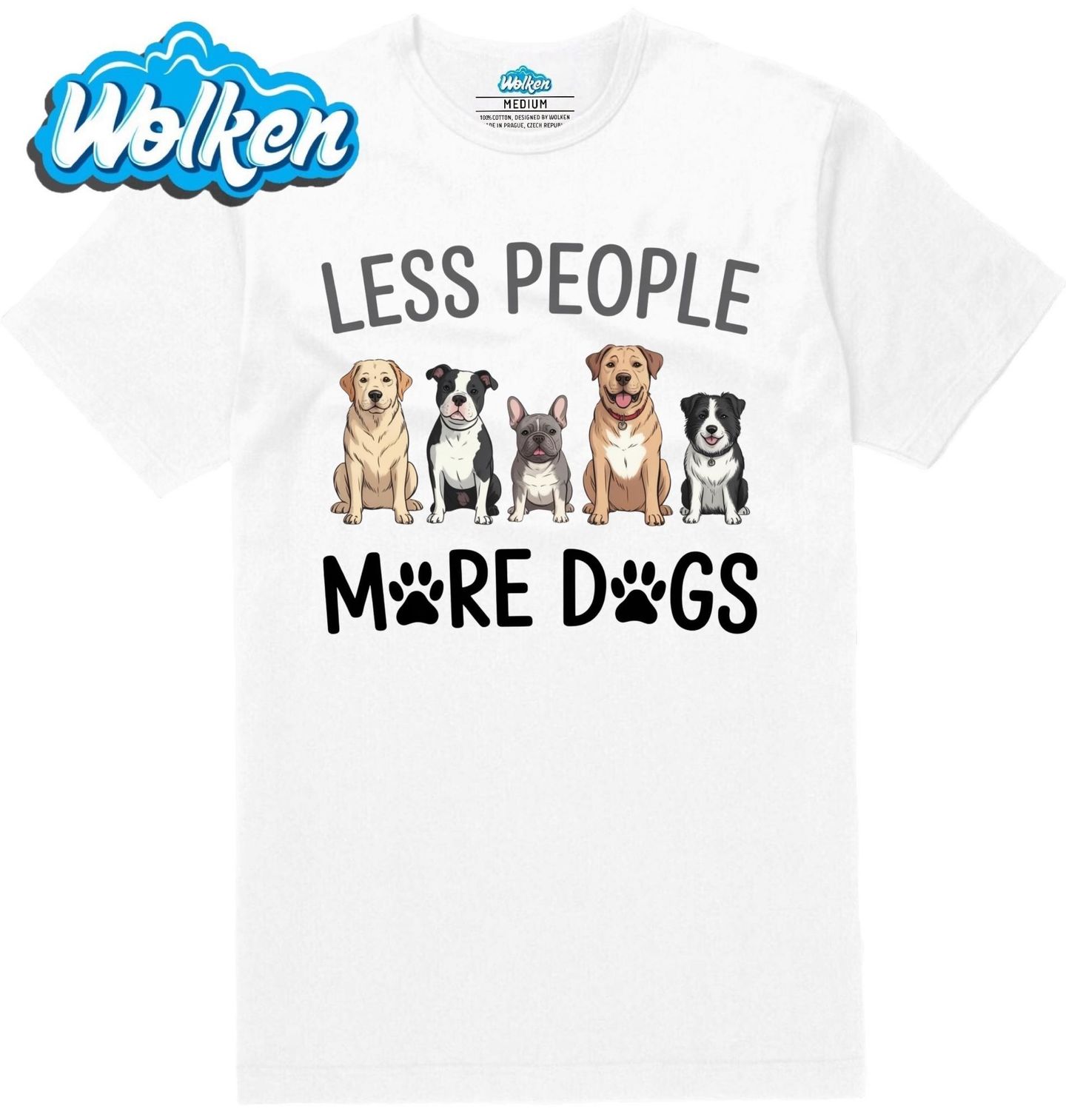 Pánské tričko Méně Lidí, více Psů.jpg
