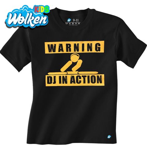 Obrázek produktu Dětské tričko Pozor DJ V Akci Warning DJ In Action