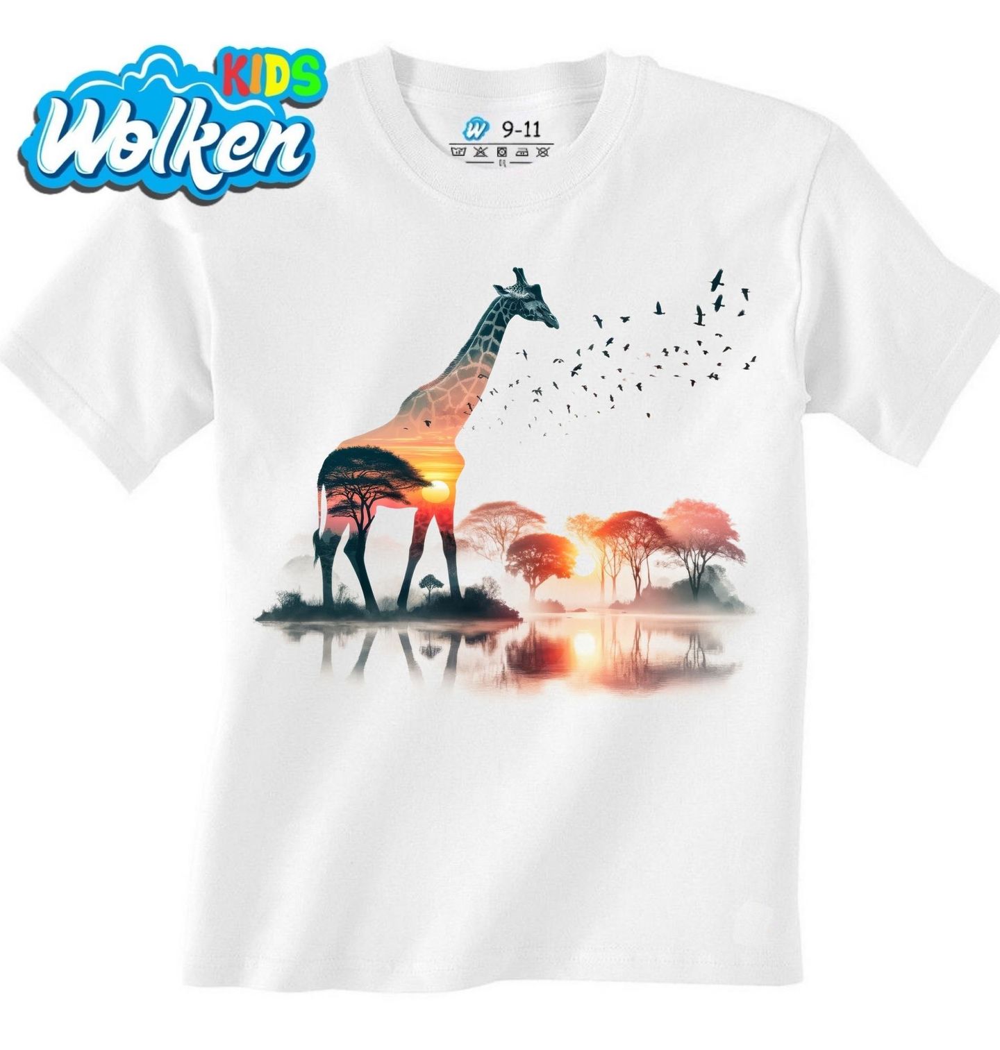 Dětské tričko Žirafa v Savaně.jpg