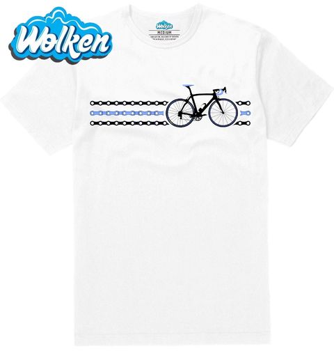 Obrázek produktu Pánské tričko Silniční Kolo s Řetězem