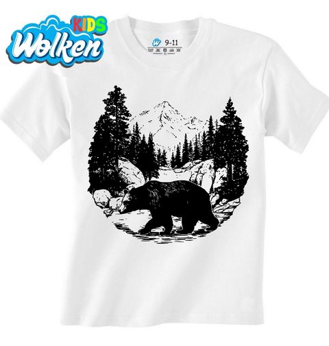 Obrázek produktu Dětské tričko Černobílý Medvěd