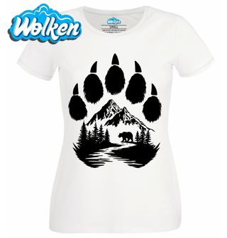Dámské tričko Medvědí Tlapa s Krajinou.jpg