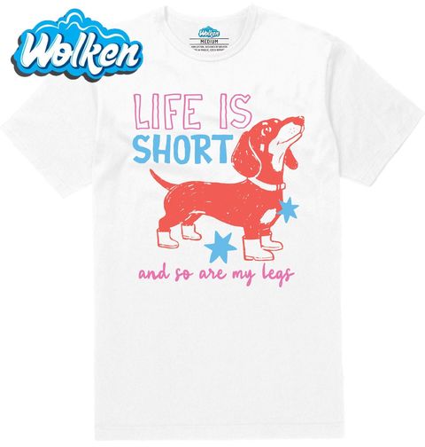 Obrázek produktu Pánské tričko Life is Short Jezevčík