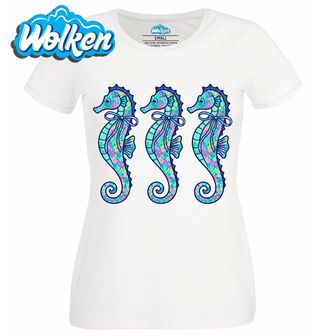Dámské tričko Barevný Mořský Koník.jpg