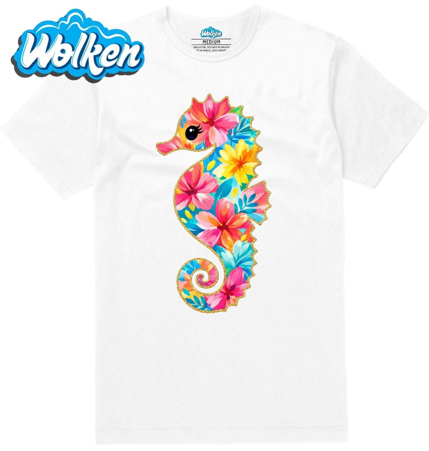 Pánské tričko Květinový Mořský Koník.jpg