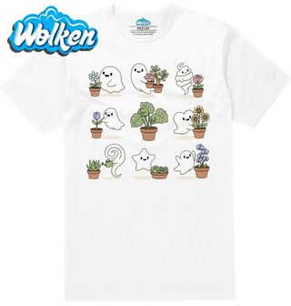 Pánské tričko Roztomilí Duchové s Květinami.jpg