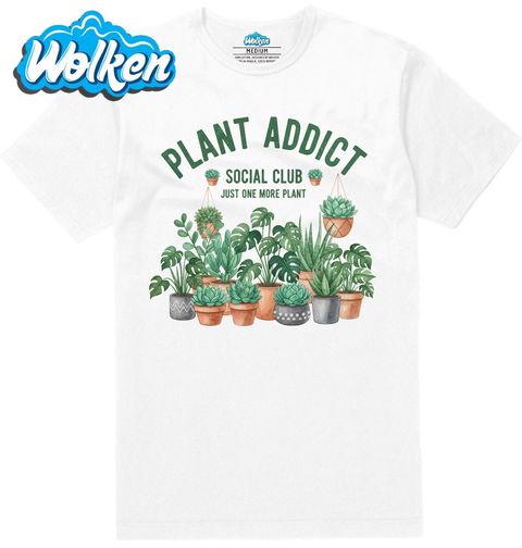 Obrázek produktu Pánské tričko Závislý na Rostlinách Plant Addict