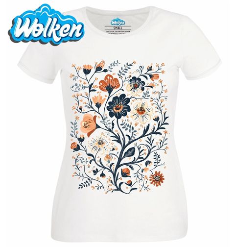 Obrázek produktu Dámské tričko Elegantní Květinový Design