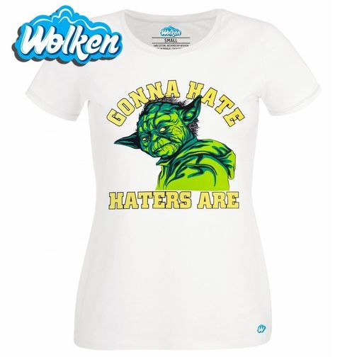 Obrázek produktu Dámské tričko Mistr Yoda "Hejtit budou hejtři!"