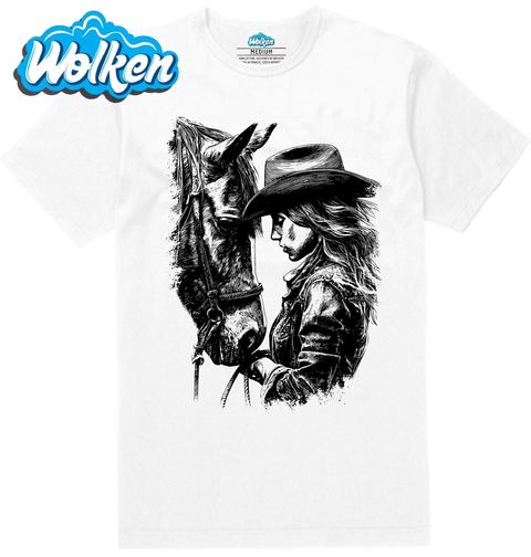 Obrázek produktu Pánské tričko Kovbojka a Kůň