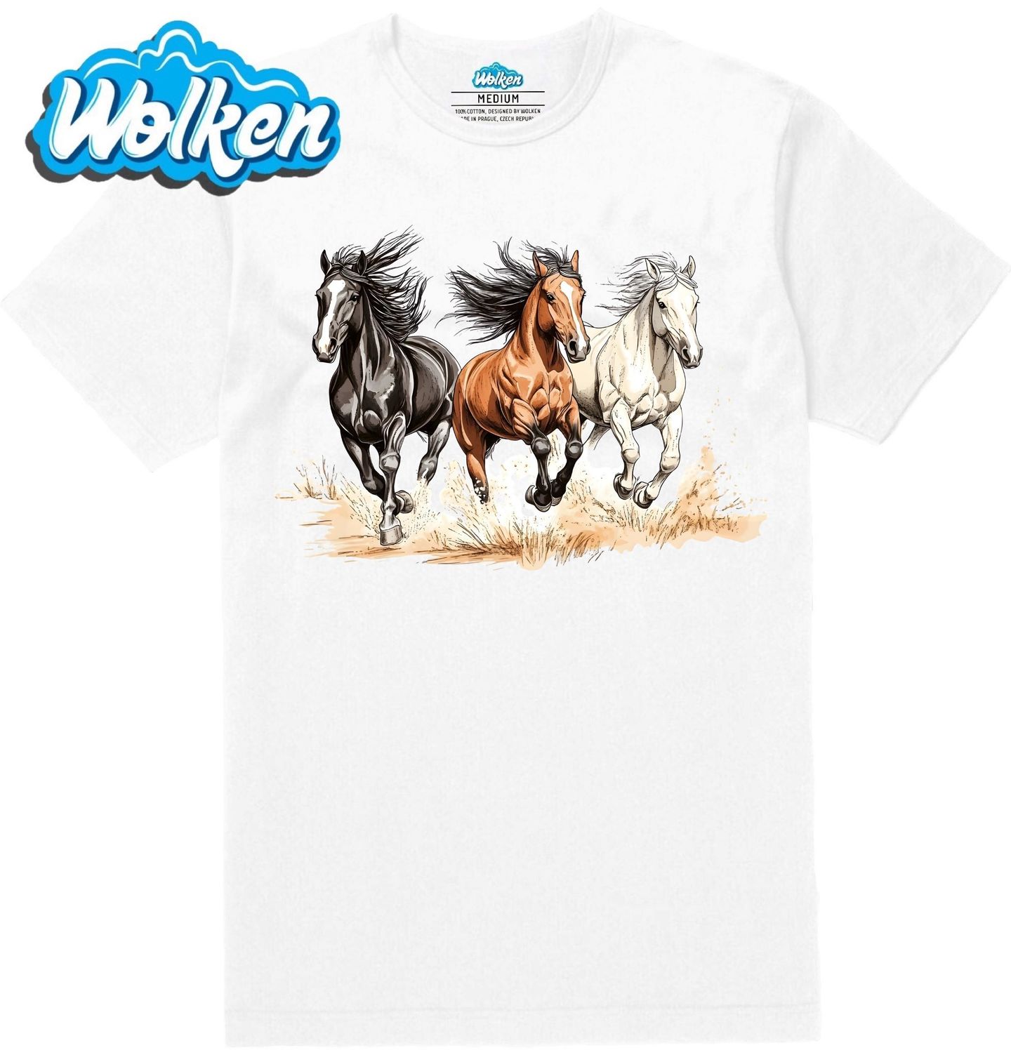 Pánské tričko Divocí Koně v Běhu.jpg