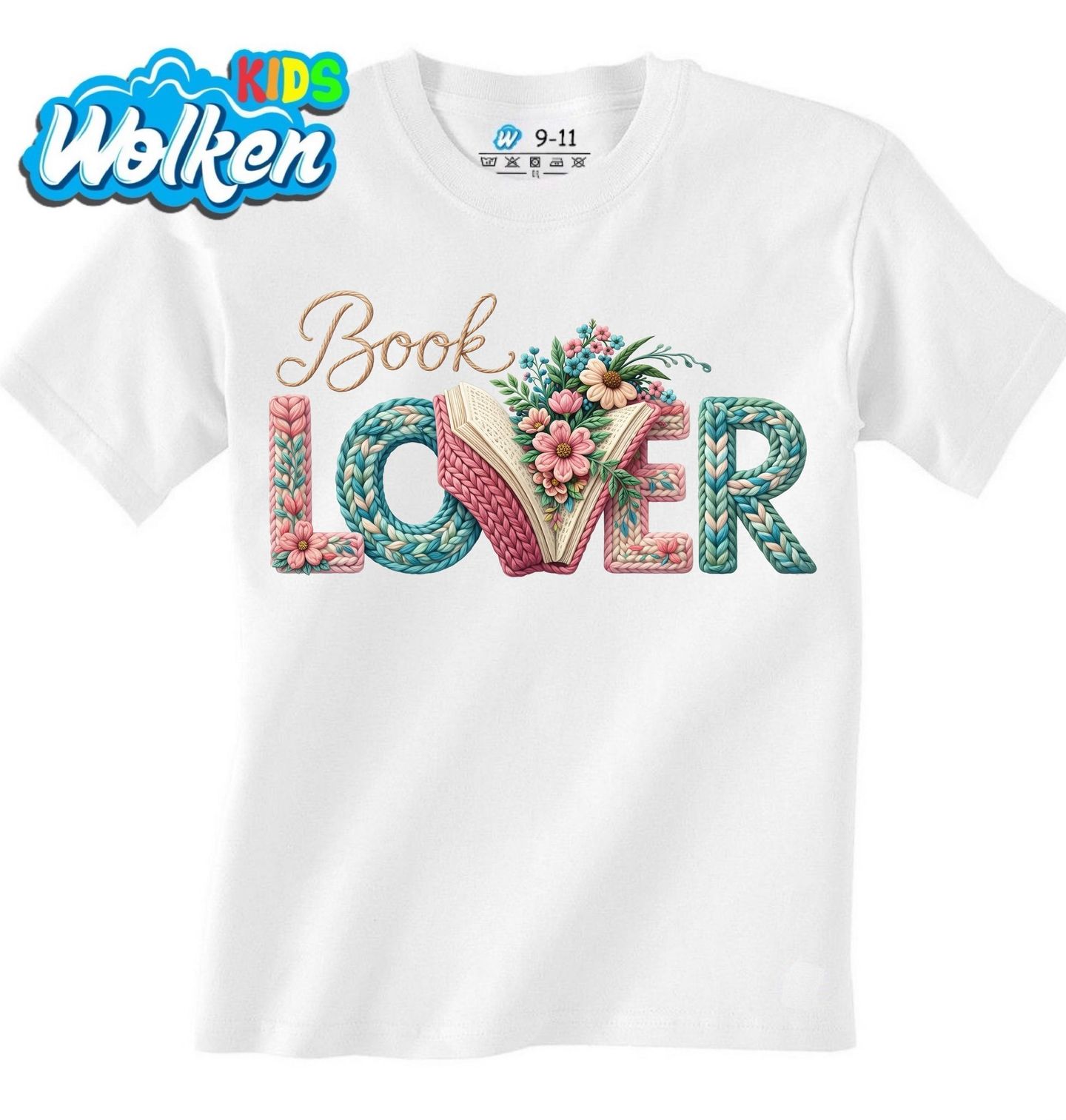 Dětské tričko Láska ke Knihám Háčkovaně.jpg