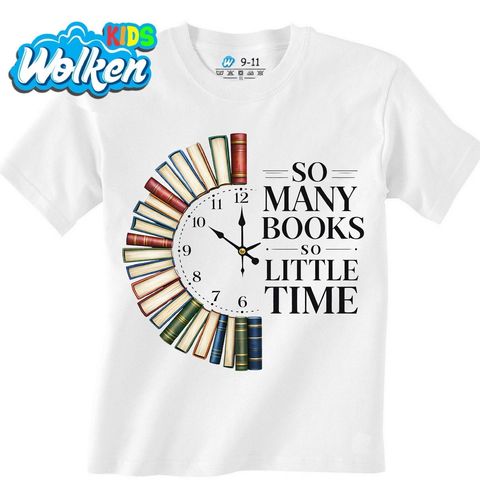 Obrázek produktu Dětské tričko Tolik Knih, tak Málo Času