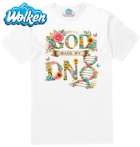 Obrázek produktu Pánské tričko Bůh mě Stvořil God Made my DNA