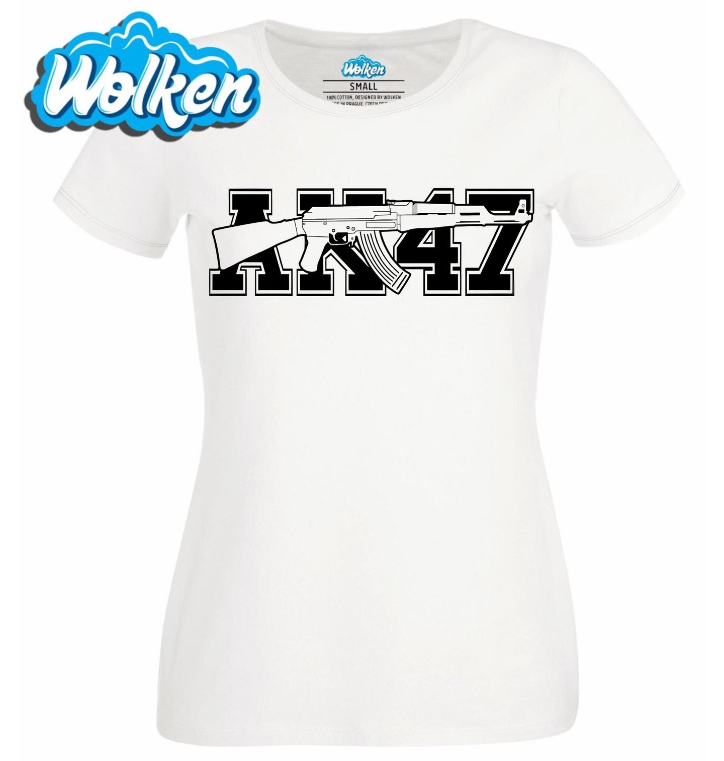 Dámské tričko Automatická Puška AK-47.jpg