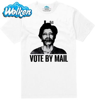 Pánské tričko Ted Kaczynski Vote by Mail.jpg