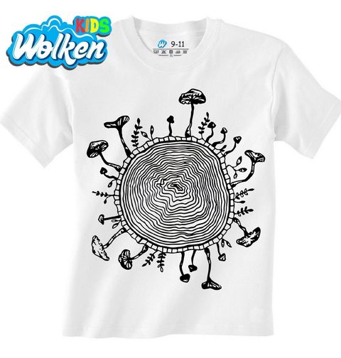 Obrázek produktu Dětské tričko Letokruhy Stromu s Houbami