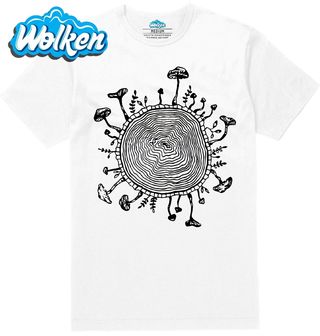 Pánské tričko  Letokruhy Stromu s Houbami.jpg