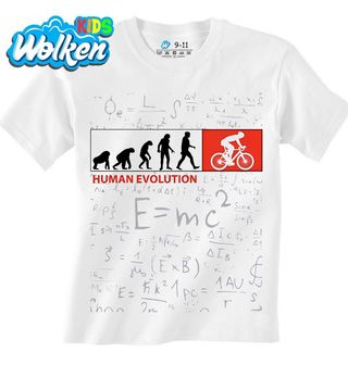 Dětské tričko Od Opice k Cyklistovi Human Evolution.jpg