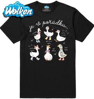 Pánské tričko Je v pořádku… být sama sebou.jpg