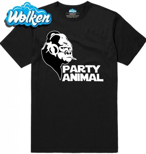 Obrázek produktu Pánské tričko Party Animal Gorila se sluchátky