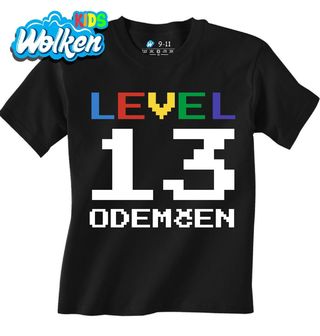 Dětské tričko Level 13 odemčen.jpg