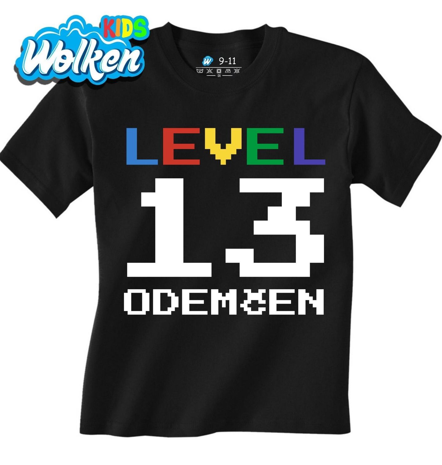 Dětské tričko Level 13 odemčen.jpg