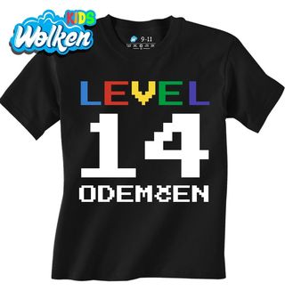 Dětské tričko Level 14 odemčen.jpg