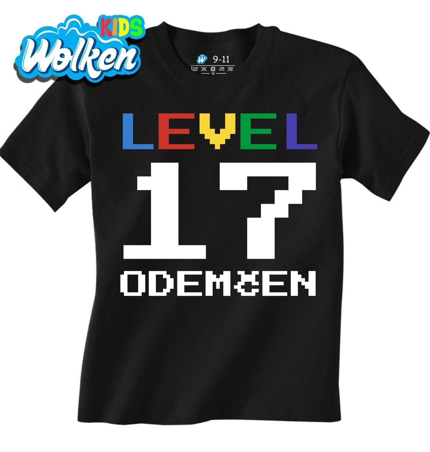Dětské tričko Level 17 odemčen.jpg