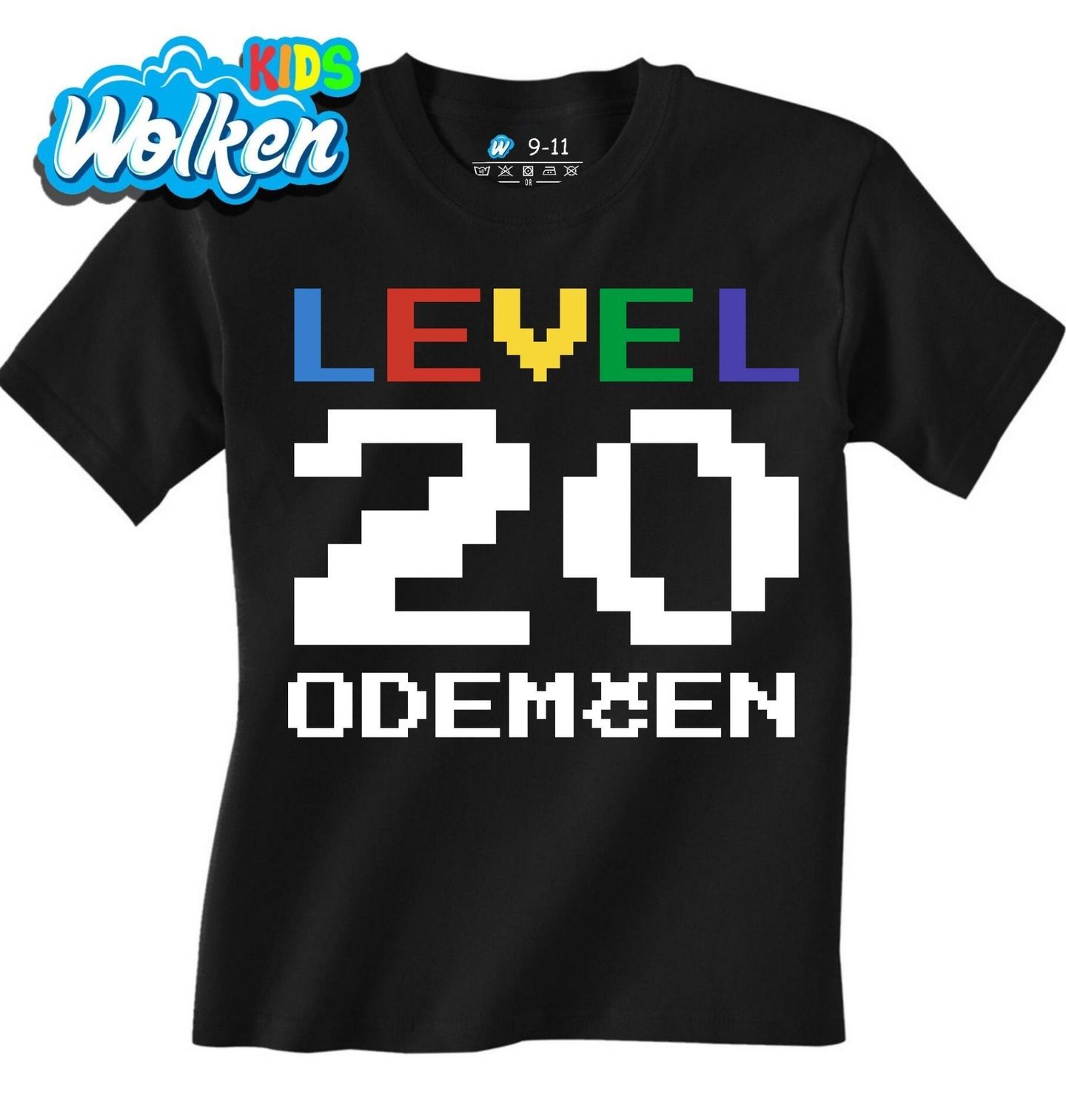 Dětské tričko Level 20 odemčen.jpg