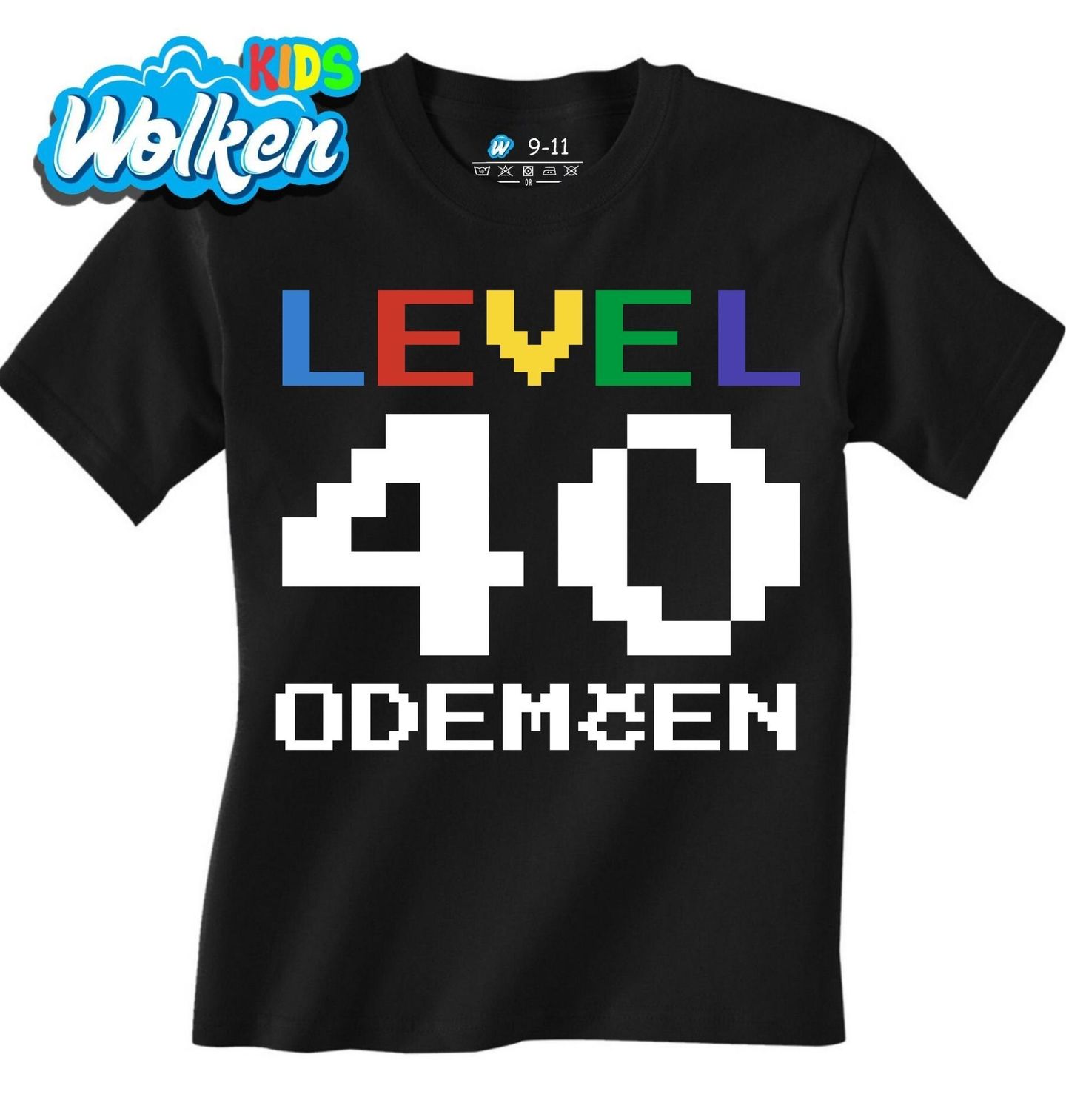 Dětské tričko Level 40 odemčen.jpg