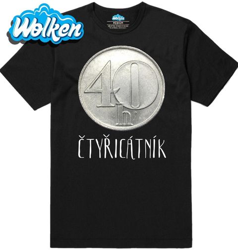 Obrázek produktu Pánské tričko Čtyřicátník 40. Kulatiny