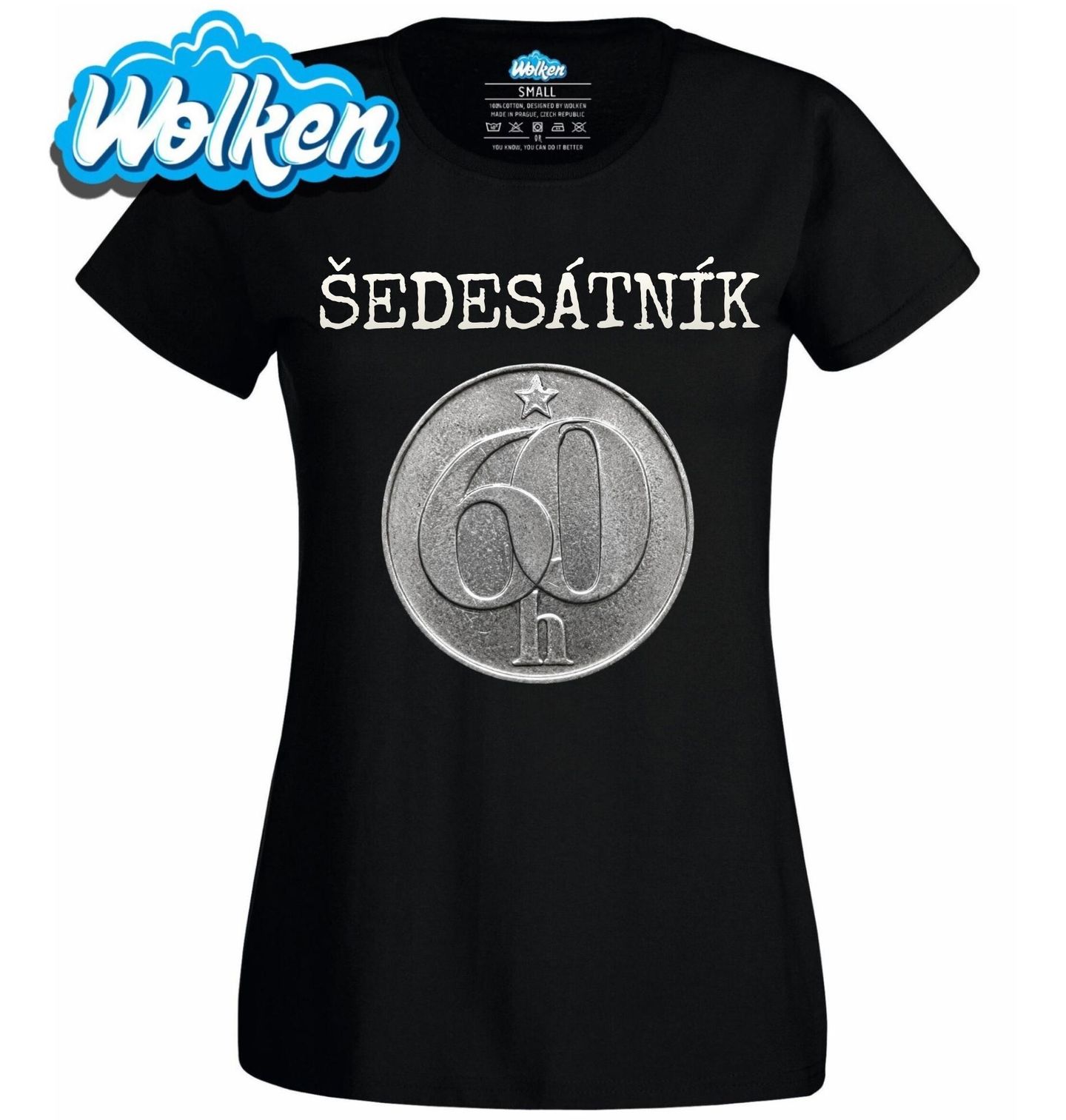 Dámské tričko Šedesátník 60. Kulatiny Československý Haléř.jpg
