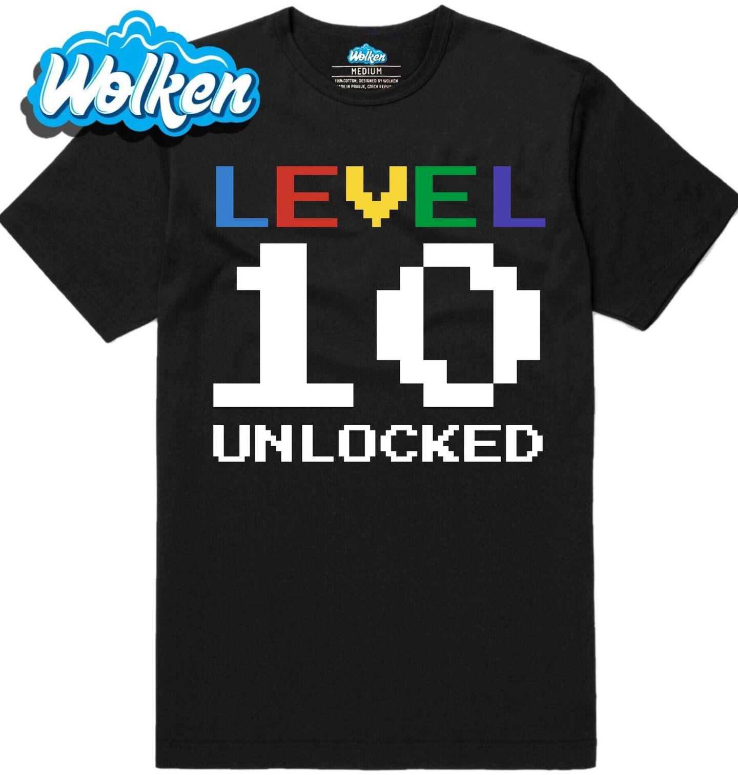 Pánské tričko Level 10 Unlocked.jpg