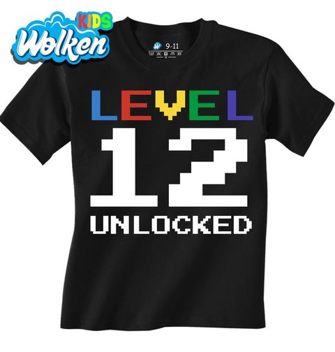 Obrázek produktu Dětské tričko Level 12 Unlocked
