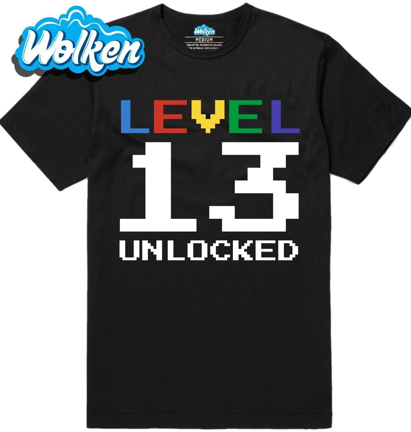 Pánské tričko Level 13 Unlocked.jpg