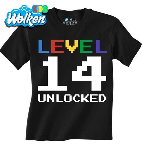 Obrázek produktu Dětské tričko Level 14 Unlocked