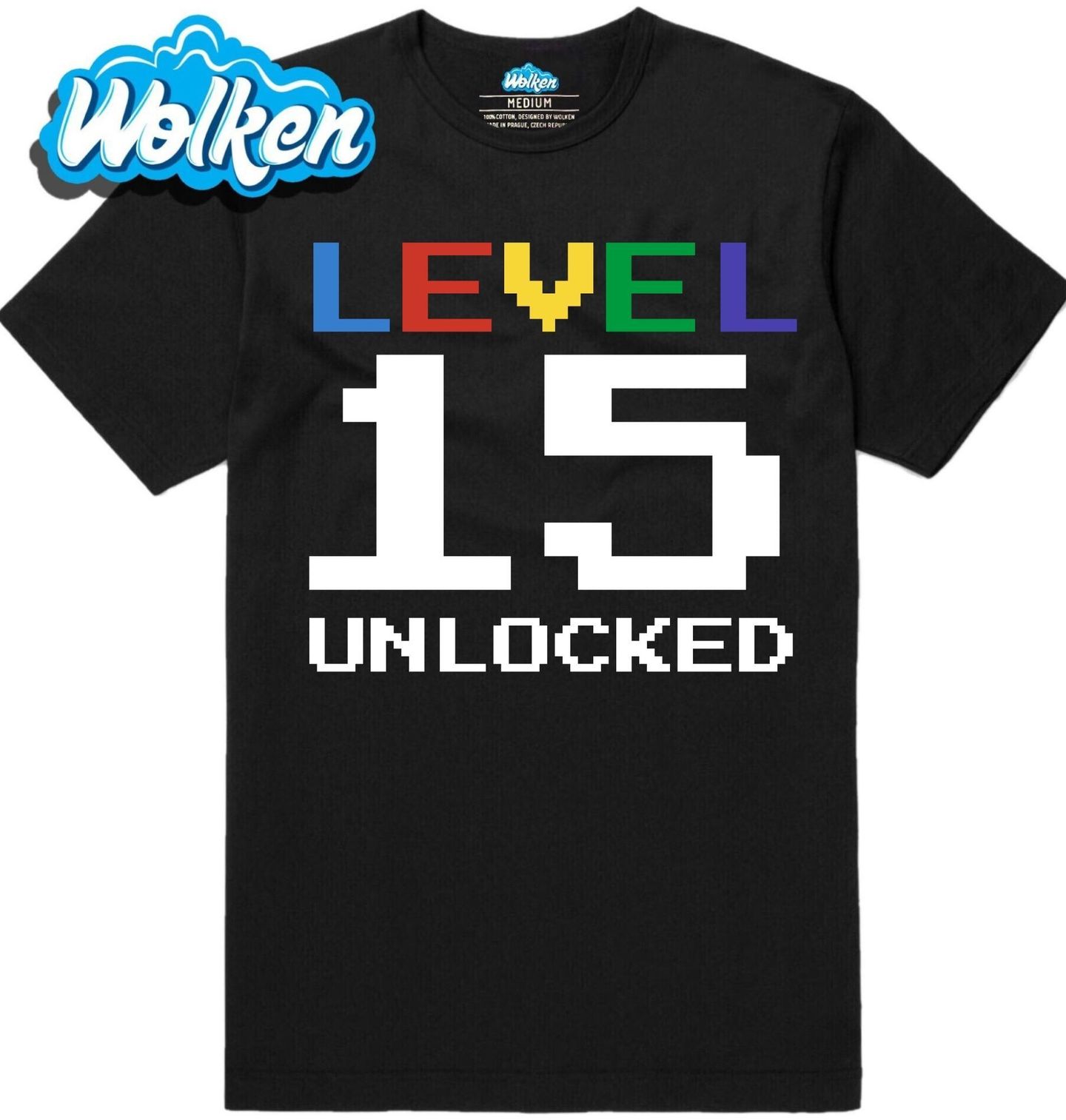 Pánské tričko Level 15 Unlocked.jpg