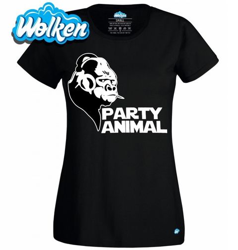Obrázek produktu Dámské tričko Party Animal Gorila se sluchátky