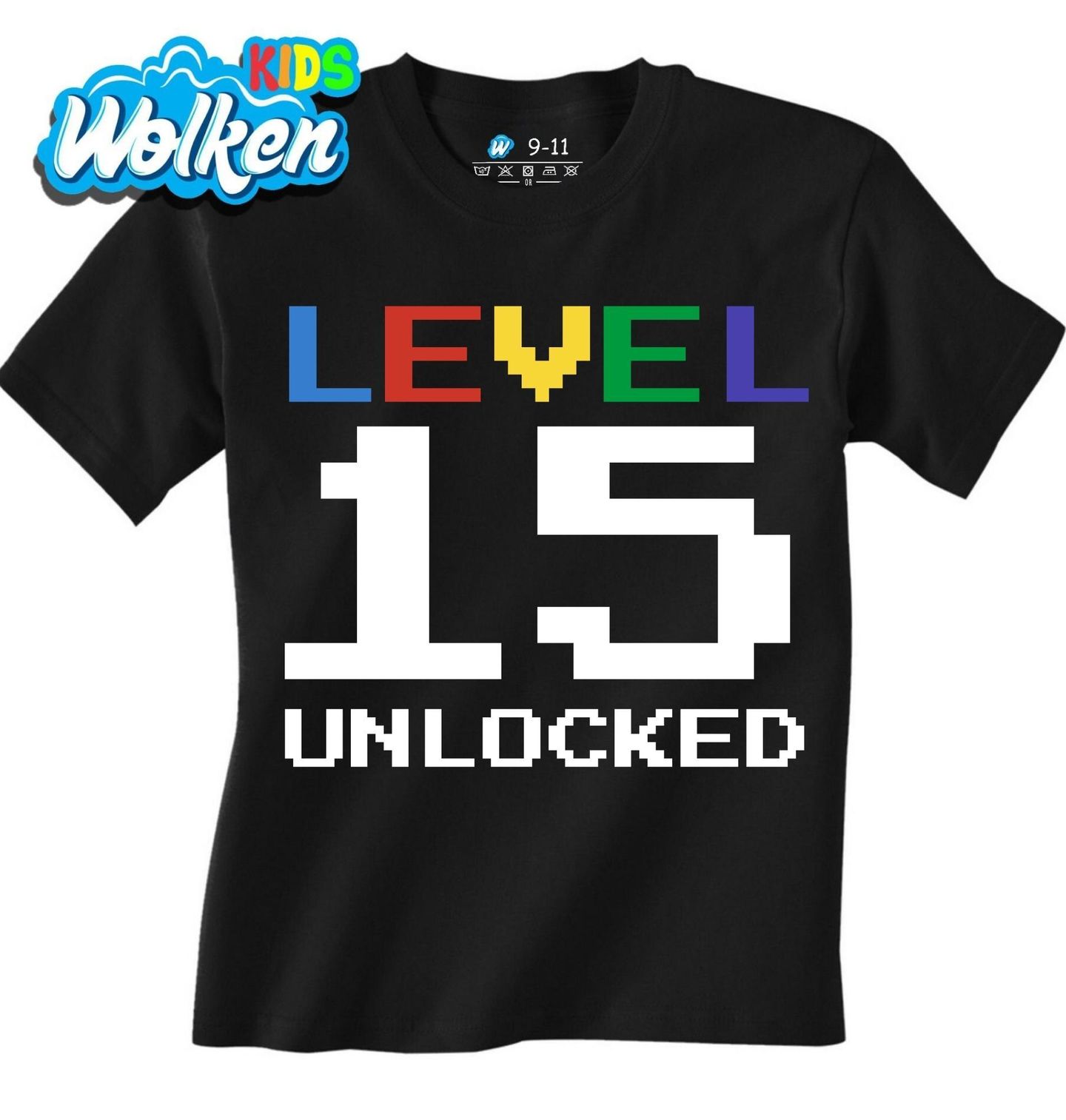 Dětské tričko Level 15 Unlocked.jpg