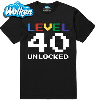 Pánské tričko Level 40 Unlocked.jpg