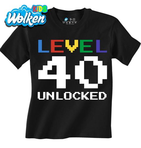 Obrázek produktu Dětské tričko Level 40 Unlocked
