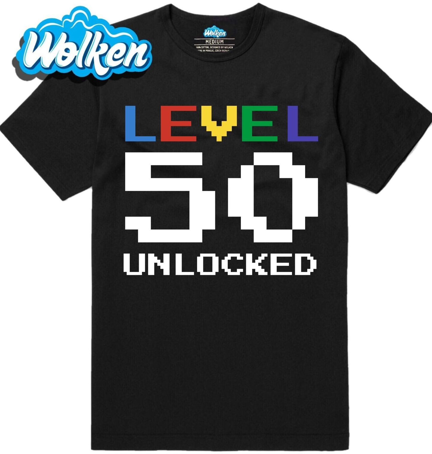 Pánské tričko Level 50 Unlocked.jpg