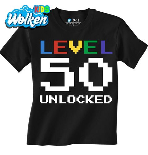 Obrázek produktu Dětské tričko Level 50 Unlocked