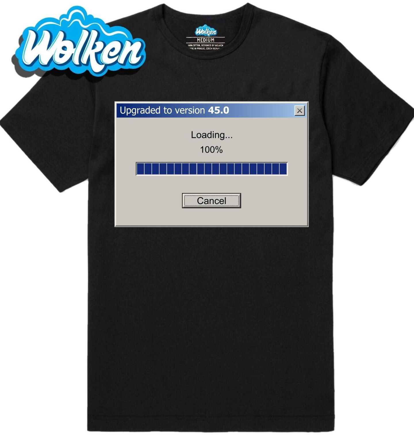 Pánské tričko Aktualizováno na verzi 45.0.jpg