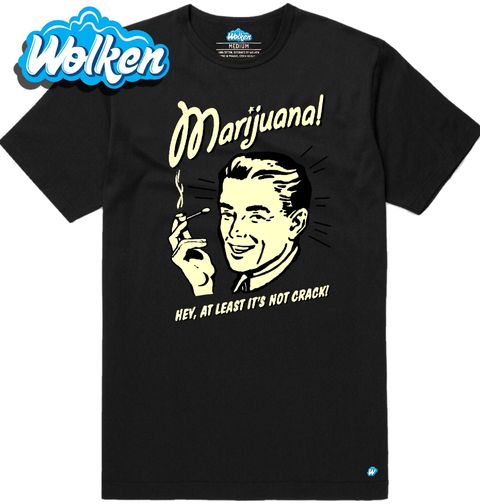 Obrázek produktu Pánské tričko Marihuana? Aspoň to není Crack!