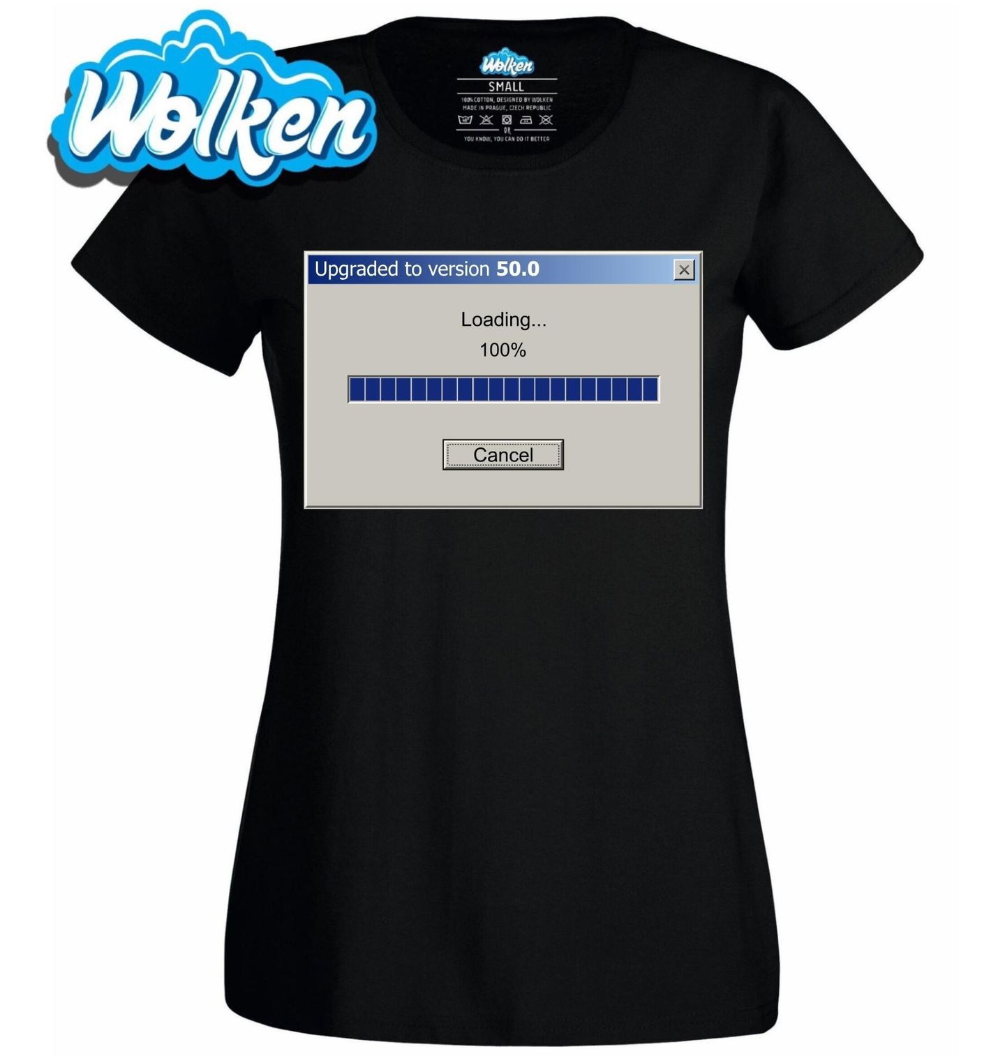Dámské tričko Aktualizováno na verzi 50.0.jpg